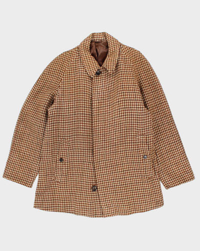 Vintage 60's Harris Tweed Heavyweight Button Up Wool Jacket - L