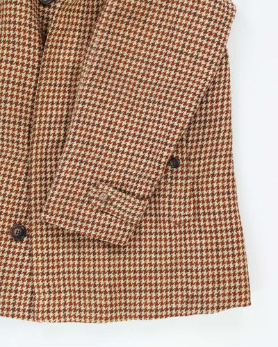 Vintage 60's Harris Tweed Heavyweight Button Up Wool Jacket - L