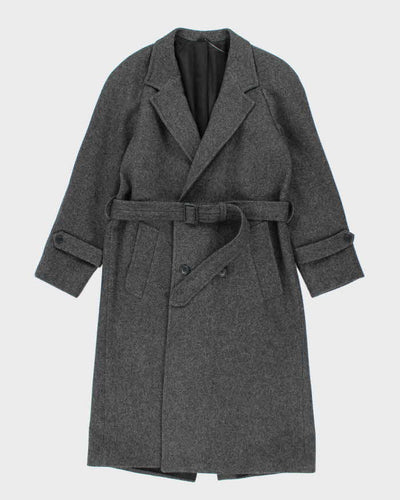 Vintage Grey Wool Blend Coat - L