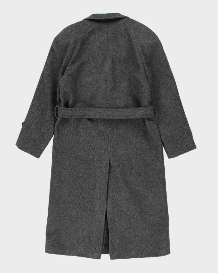Vintage Grey Wool Blend Coat - L