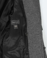 Vintage Grey Wool Blend Coat - L
