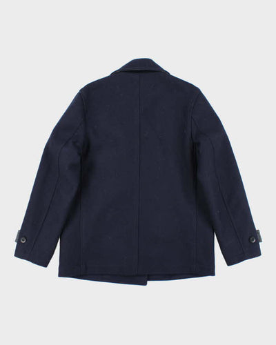 Lacoste Navy Wool Blend Jacket - M