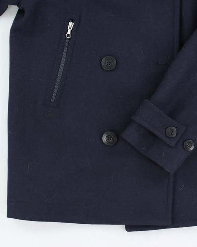 Lacoste Navy Wool Blend Jacket - M