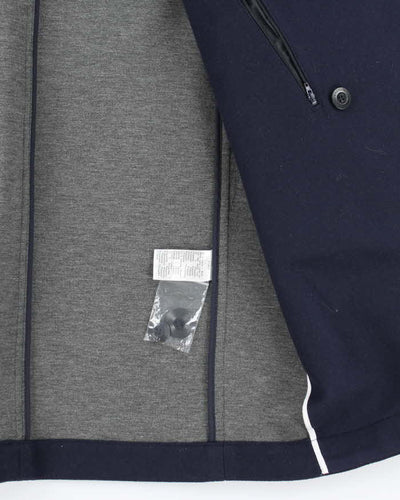 Lacoste Navy Wool Blend Jacket - M