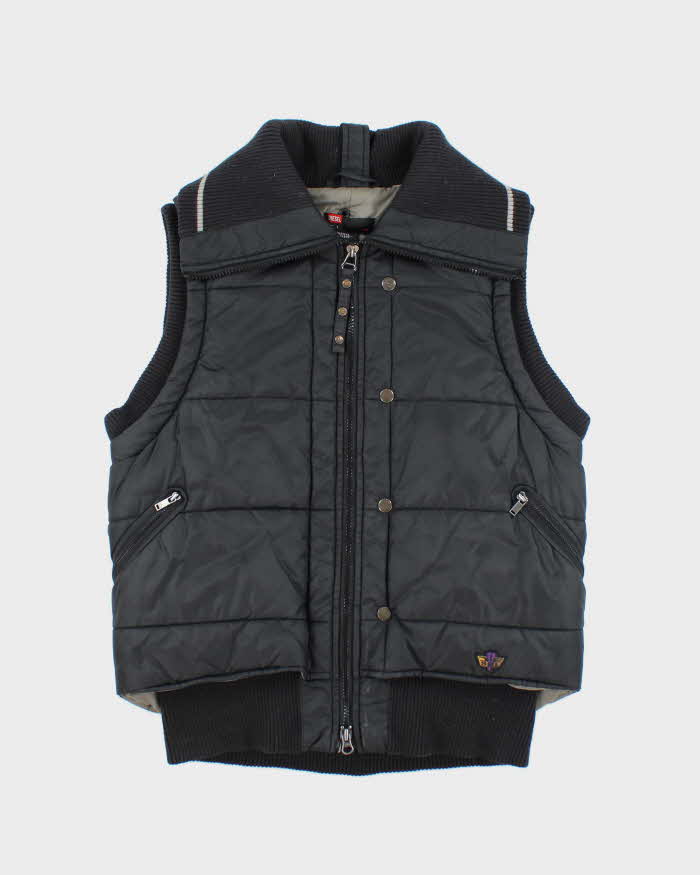 Vintage Y2k 00s Diesel Puffer Gilet - L