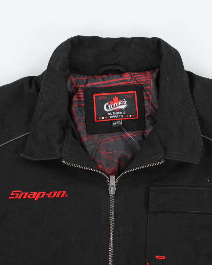 Vintage 90's Snap On Heavyweight Workwear Bomber Jacket - XXL