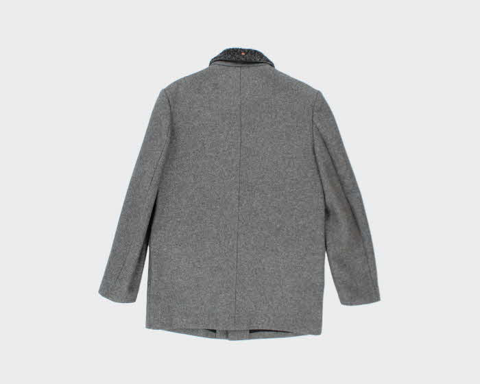 Vintage Givenchy Button Up Wool Insulated Jacket - M
