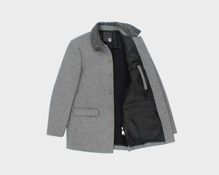 Vintage Givenchy Button Up Wool Insulated Jacket - M