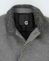 Vintage Givenchy Button Up Wool Insulated Jacket - M