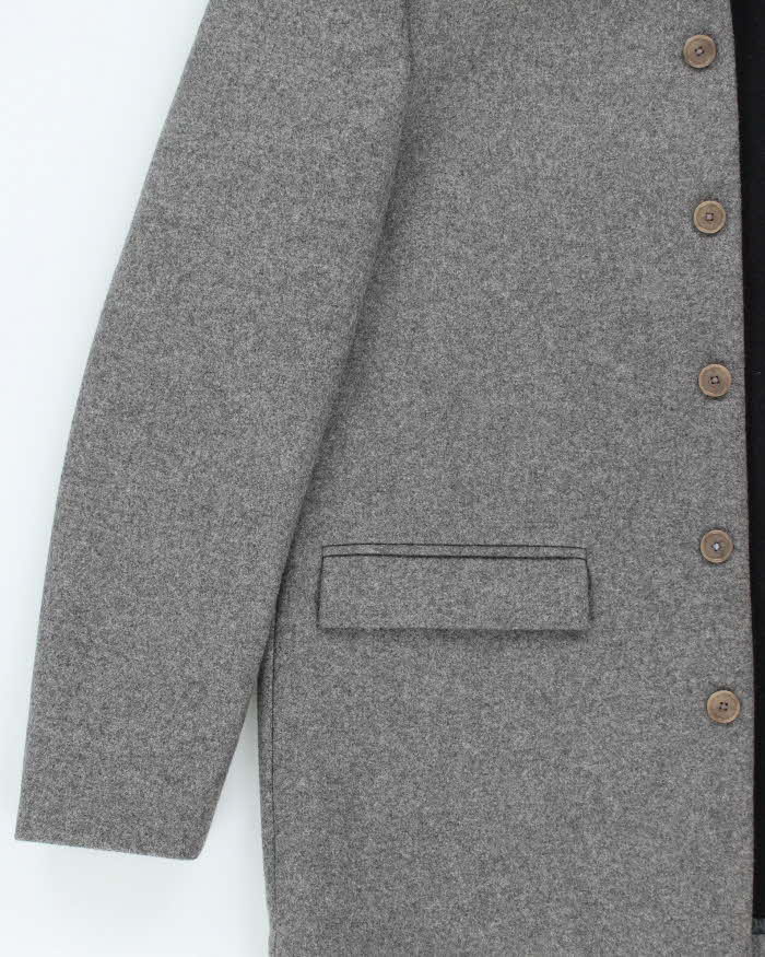 Vintage Givenchy Button Up Wool Insulated Jacket - M