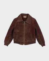 Vintage 80s Sears Suede Jacket - S