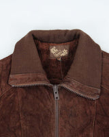 Vintage 80s Sears Suede Jacket - S