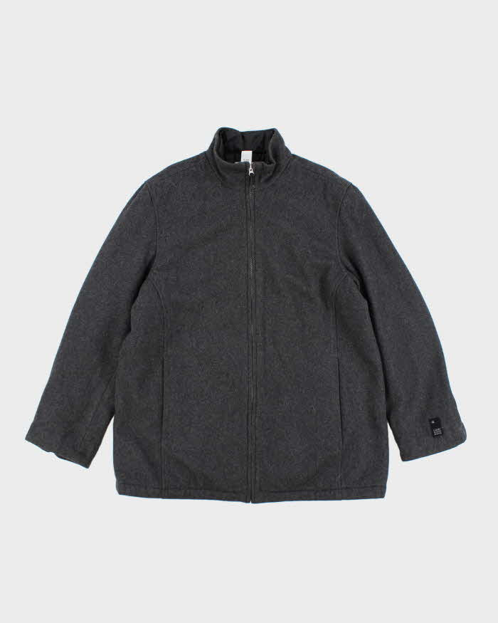 Vintage 2000's Calvin Klein Wool Blend Zip Up Jacket - XL