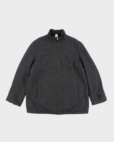 Vintage 2000's Calvin Klein Wool Blend Zip Up Jacket - XL