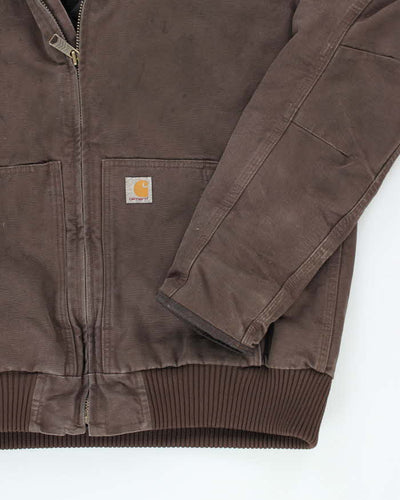 Vintage Carhartt Heavyweight Hooded Active Jacket - L