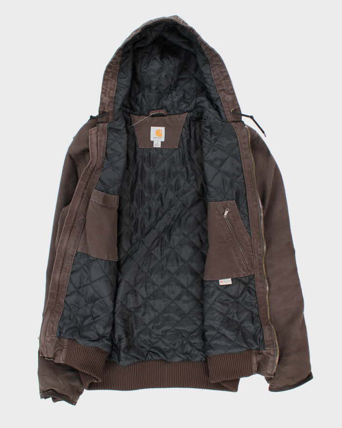 Vintage Carhartt Heavyweight Hooded Active Jacket - L