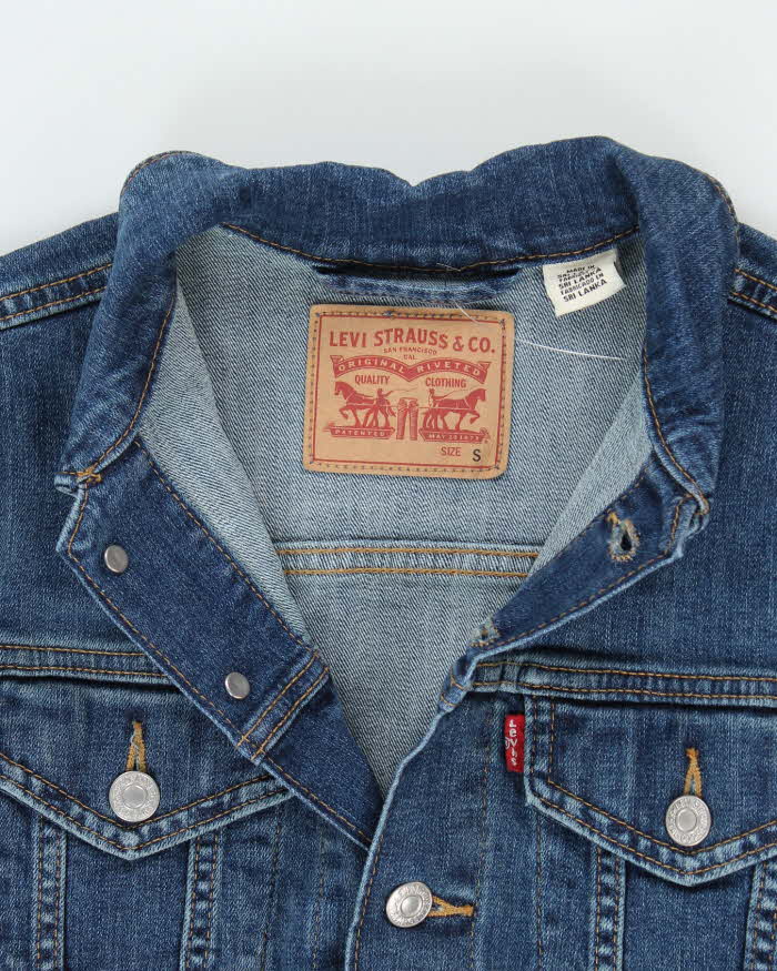 Vintage 2000's Levi's Dark Wash Denim Jacket - S