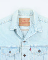 Vintage 90's Levi's Ultra Light Wash Denim Jacket - M