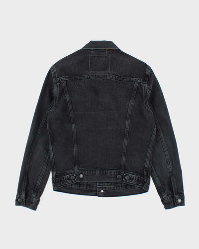 Vintage 2000's Levi's Grey Dark Wash Denim Jacket - S