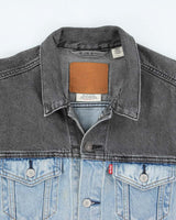 Vintage Levi's Two-Tone Light &amp; Dark Wash Denim Jacket - L