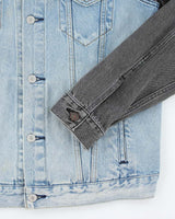Vintage Levi's Two-Tone Light &amp; Dark Wash Denim Jacket - L