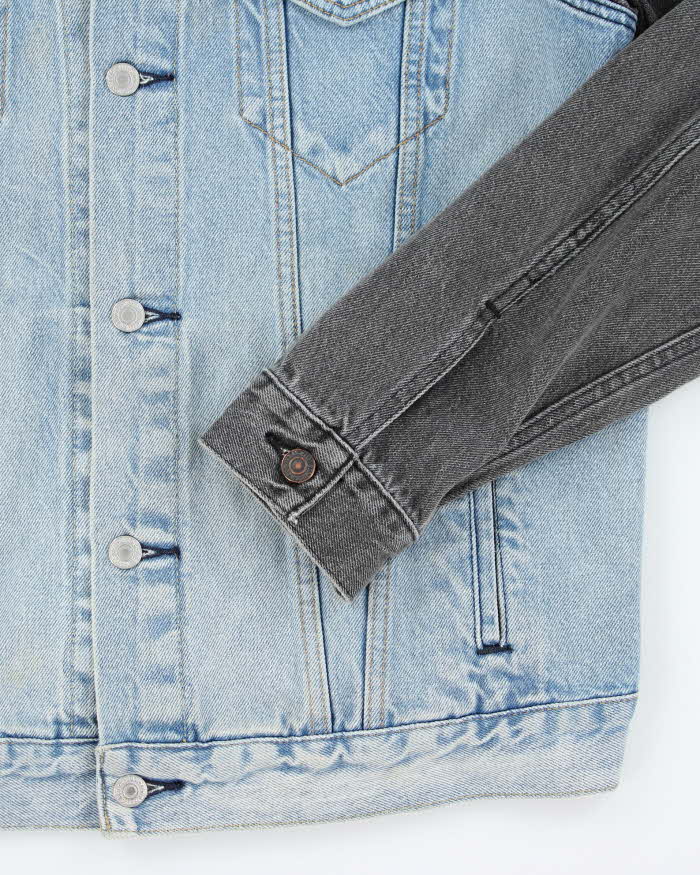 Vintage Levi's Two-Tone Light & Dark Wash Denim Jacket - L
