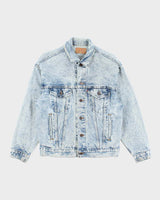 Vintage 90's Levi's Light Acid Wash Denim Jacket - S