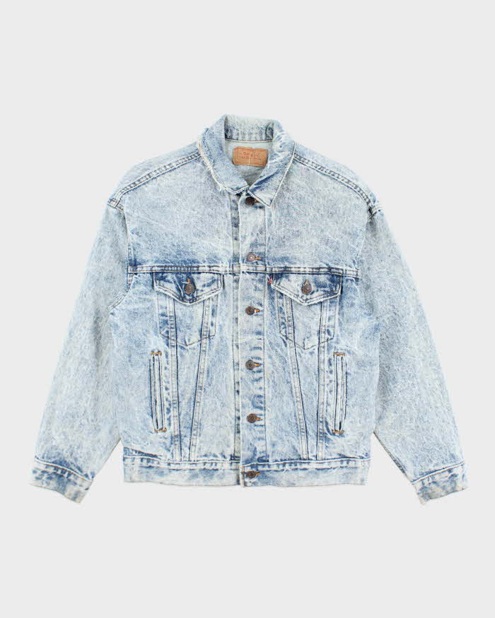 Vintage 90's Levi's Light Acid Wash Denim Jacket - S