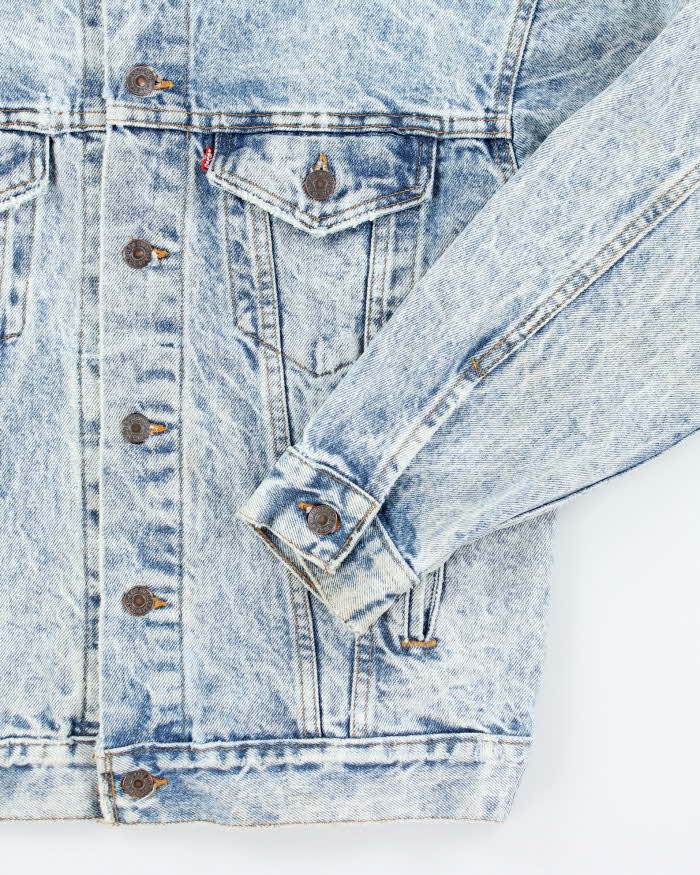 Vintage 90's Levi's Light Acid Wash Denim Jacket - S