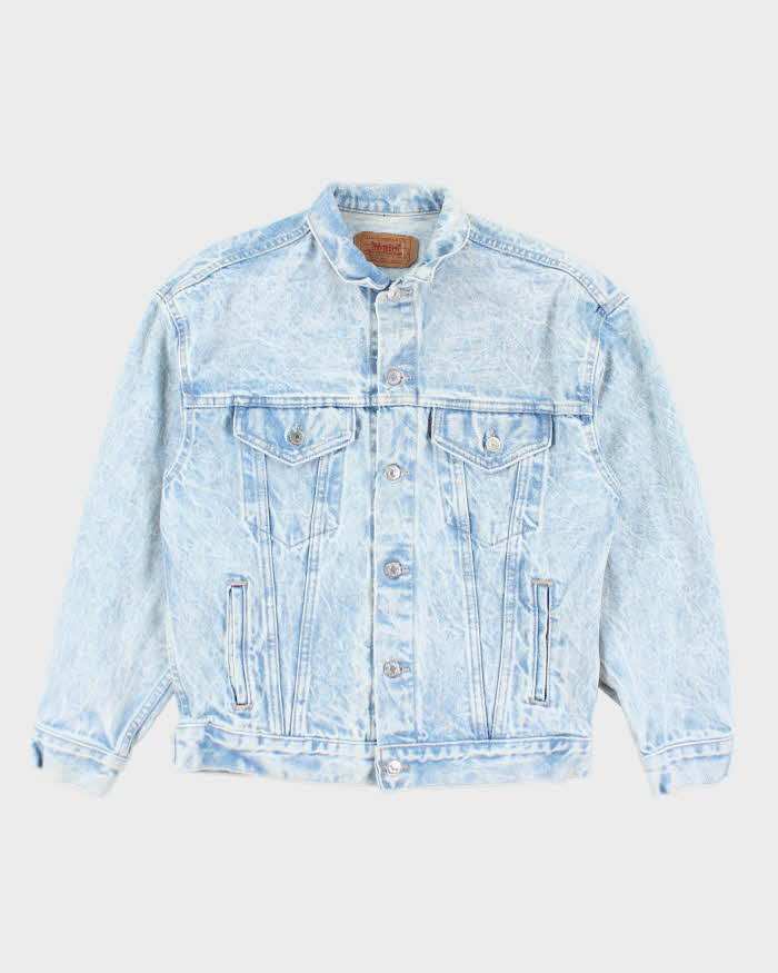 Vintage 90's Levi's Acid Wash Denim Jacket - L