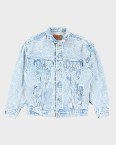 Vintage 90's Levi's Acid Wash Denim Jacket - L
