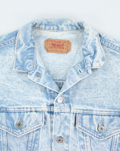 Vintage 90's Levi's Acid Wash Denim Jacket - L