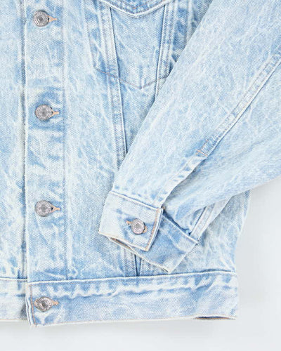 Vintage 90's Levi's Acid Wash Denim Jacket - L