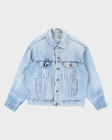 Vintage 90's Levi's Oversized Light Wash Denim Jacket - L