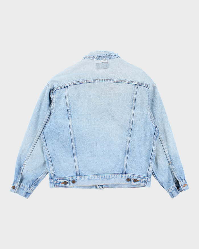 Vintage 90's Levi's Oversized Light Wash Denim Jacket - L