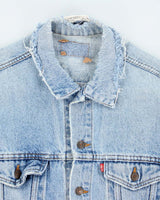 Vintage 90's Levi's Oversized Light Wash Denim Jacket - L
