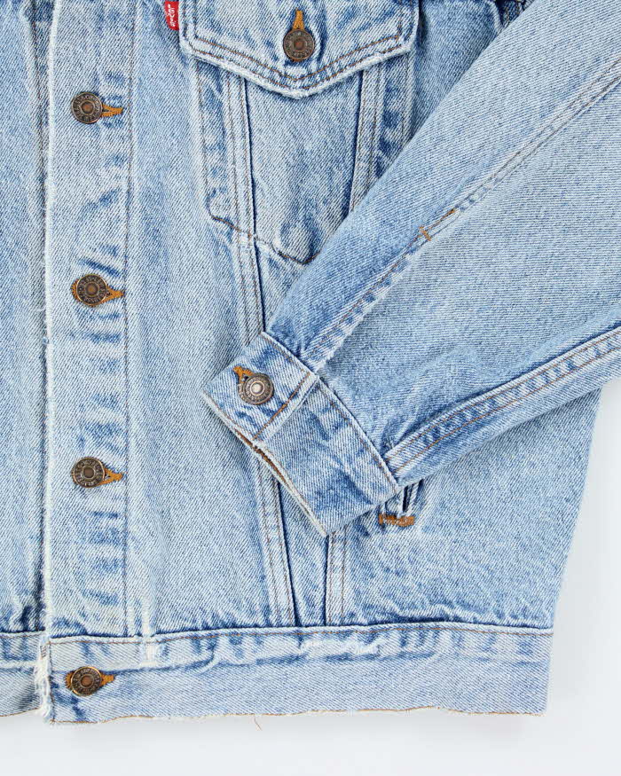 Vintage 90's Levi's Oversized Light Wash Denim Jacket - L