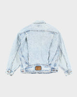 Vintage 90's Levi's Oversized Acid Wash Denim Jacket - S