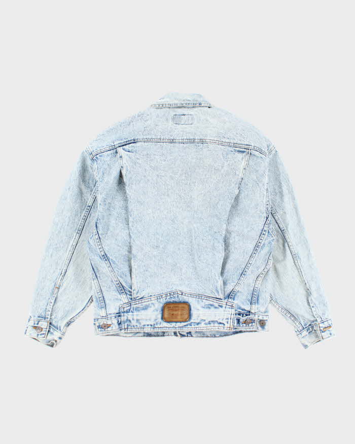 Vintage 90's Levi's Oversized Acid Wash Denim Jacket - S