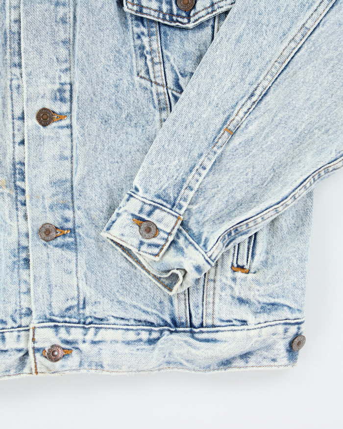 Vintage 90's Levi's Oversized Acid Wash Denim Jacket - S