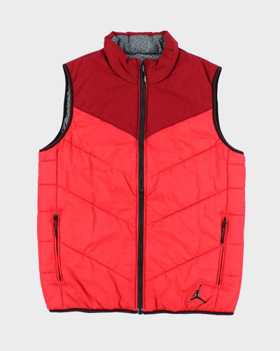 Vintage Nike Jordan Elephant Print Puffer Gilet - L
