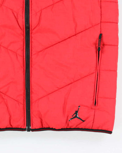 Vintage Nike Jordan Elephant Print Puffer Gilet - L