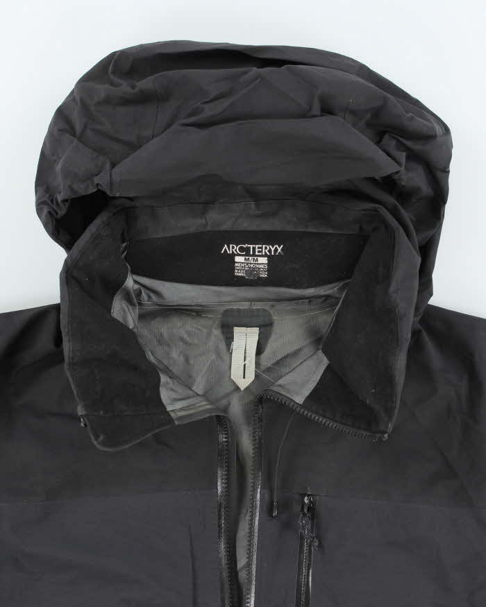 Vintage Arc'teryx Goretex Hidden Hood Waterproof Jacket - M