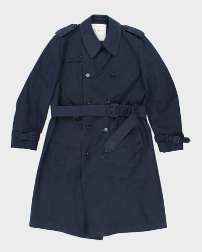 Vintage London Fog Navy Mac - L