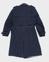Vintage London Fog Navy Mac - L