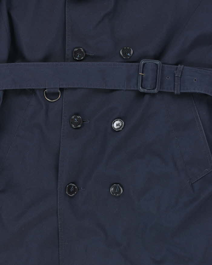 Vintage London Fog Navy Mac - L