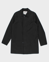 Vintage London Fog  Black Mac - L