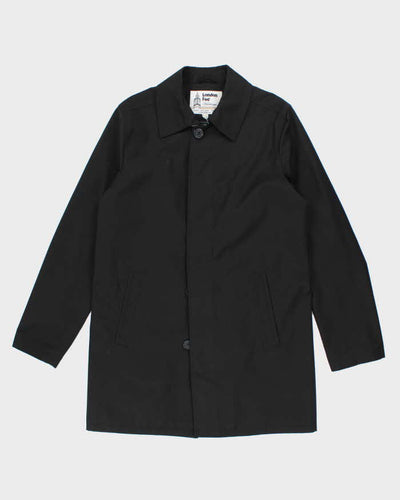 Vintage London Fog  Black Mac - L