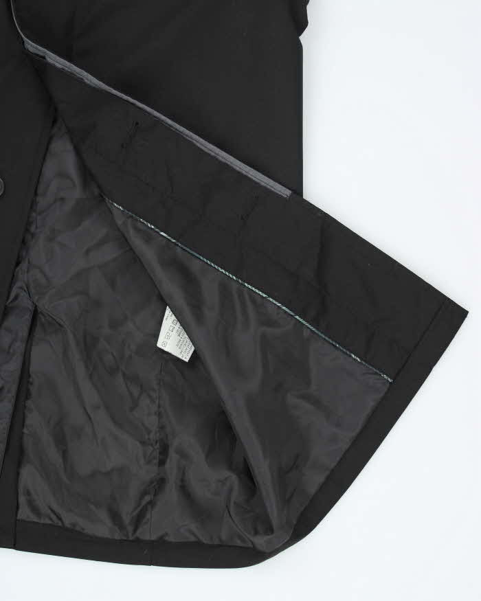 Vintage London Fog  Black Mac - L