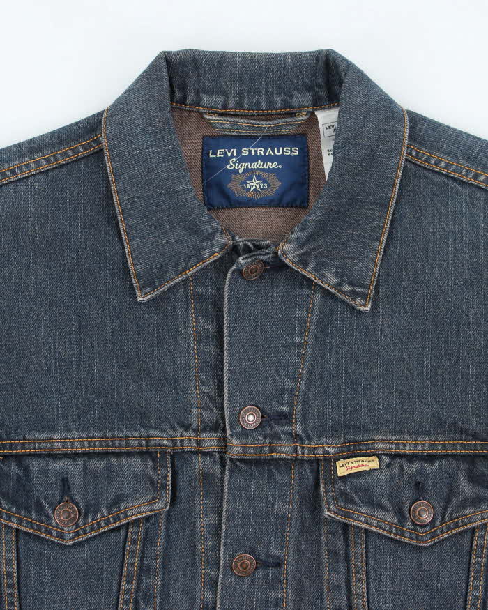Vintage Levi Strauss Signature Dark Wash Denim Jacket - L